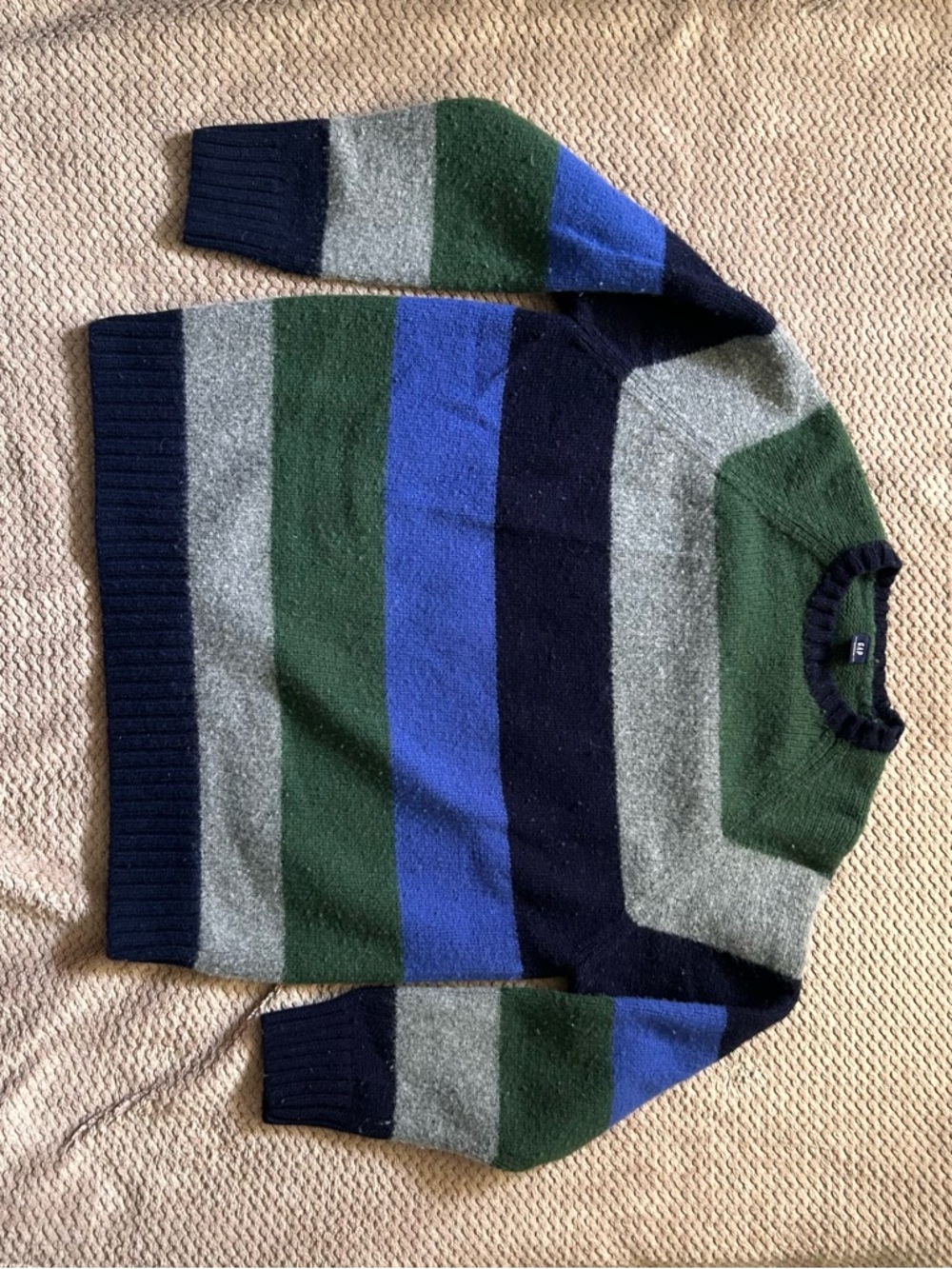 GAP Men's Crewneck Sweater in Green, Blue, Gray, Navy